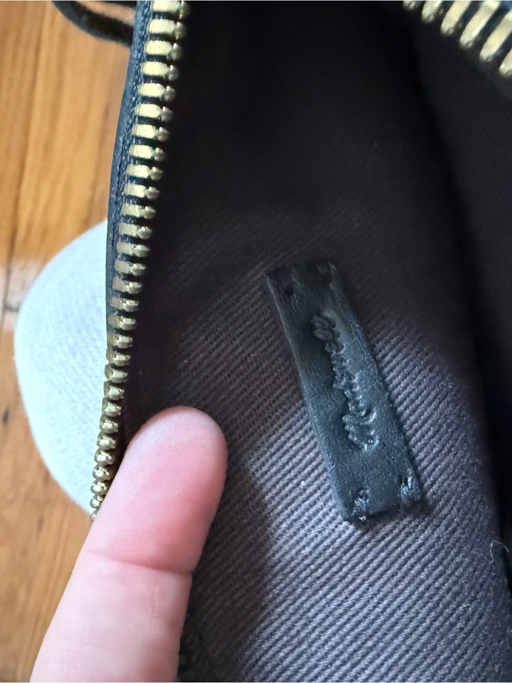 Madewell Black Leather Belt Bag with Gold Hardware - Picture 6 of 6